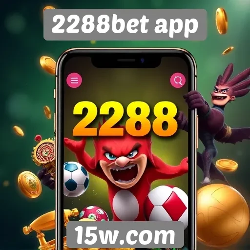 Variedade de jogos disponíveis na 2288bet app